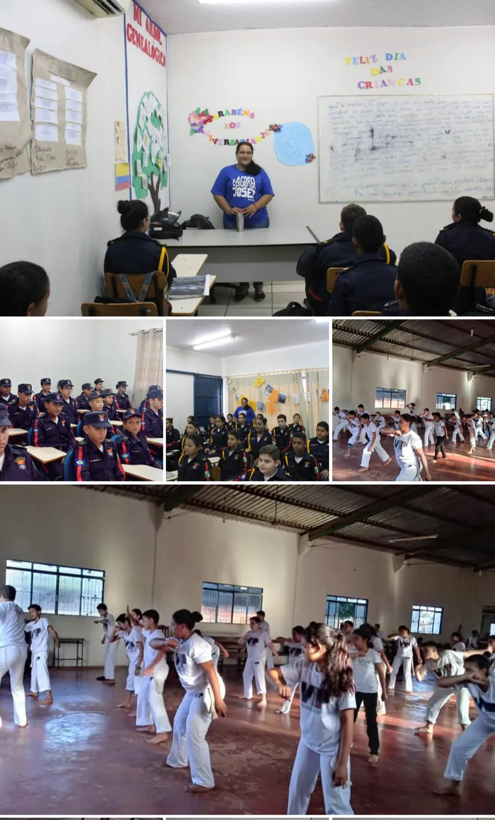 Cobertura de atividade do Guardiões do Futuro